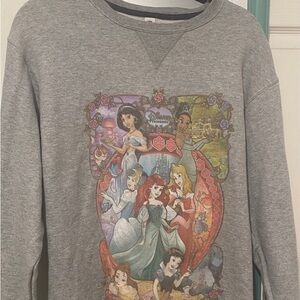Disney Princess Gray Sweatshirt